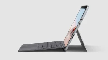 Notebook Microsoft Go 2 (stříbrný) + Pouzdro s klávesnicí (černé)