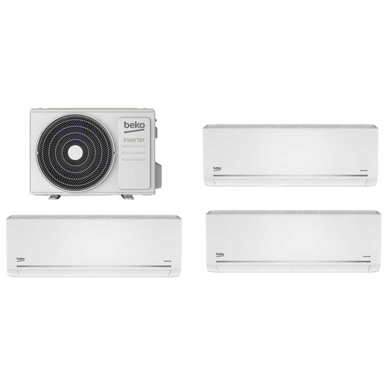 Set BEKO splitová klimatizace BGMPO 271 + BGMPI 125 + 2× BGMPI 095, bílá barva