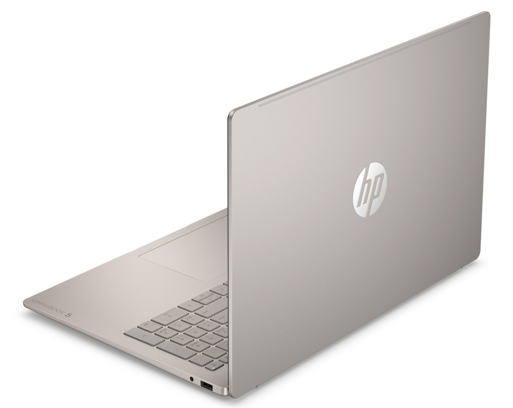 Otevřený notebook HP OmniBook 5 16-bn0000ncx zezadu