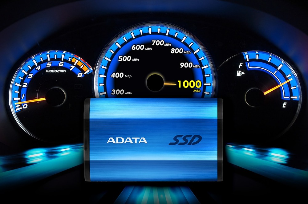 SSD externí ADATA SE800 512GB modrý ADATA SE800
