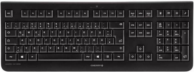 Klávesnice s myší Cherry DW 3000 CZ+SK černá