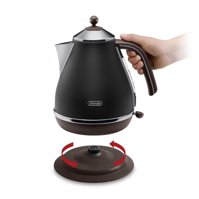 Rychlovarná konvice De'Longhi Icona Vintage KBOV2001BK černá