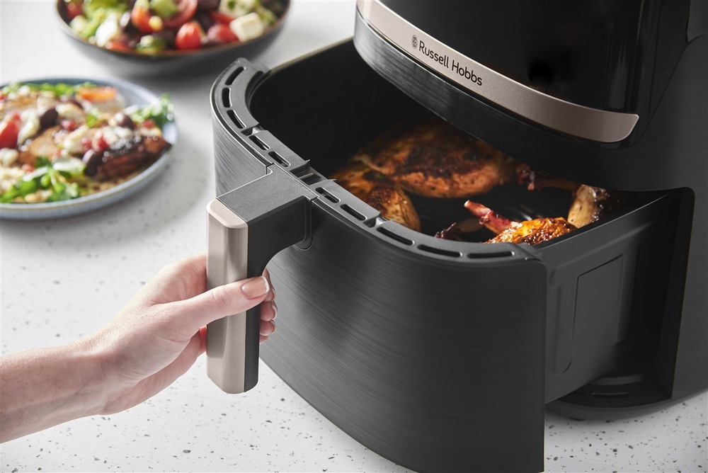 Fritéza horkovzdušná RUSSELL HOBBS Satisfry Air 27630-56, 8,3 l černá