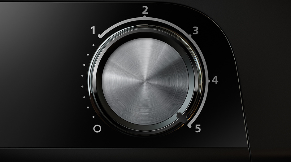 Otočný knoflík k nastavení teploty u grilu Philips HD6222/90