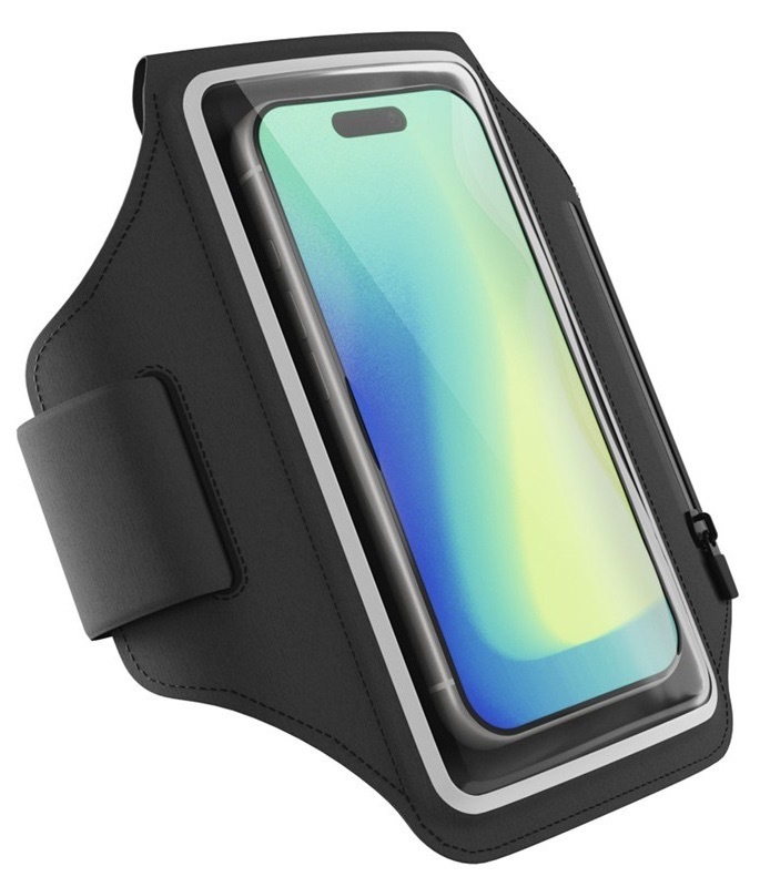 Pouzdro na mobil Spello by Epico armband na telefon, černá barva