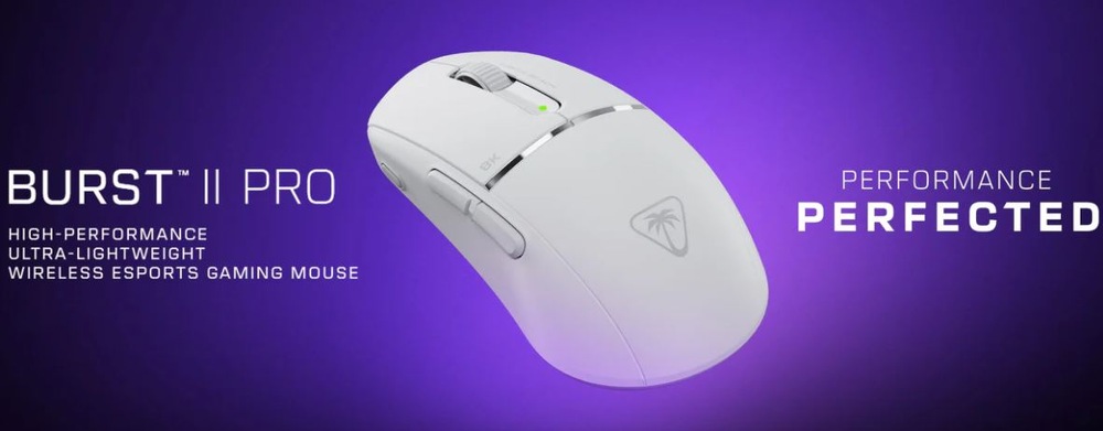 Myš Turtle Beach Burst II Pro bílá Herní myš Turtle Beach Burst II Pro