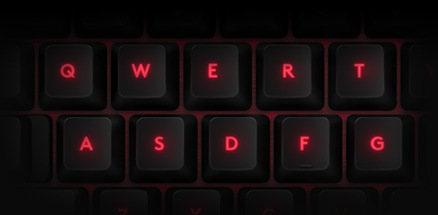 Klávesnice Logitech Gaming G413, bílé podsvícení, US stříbrná