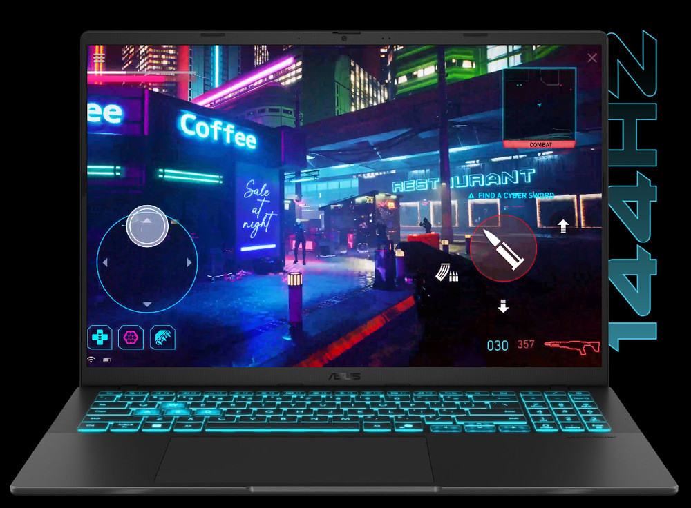 Notebook Asus V16 černý
