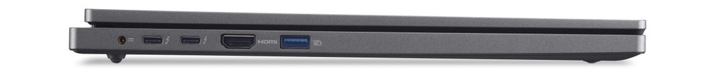 Profil zavřeného notebooku Acer TravelMate P2 16