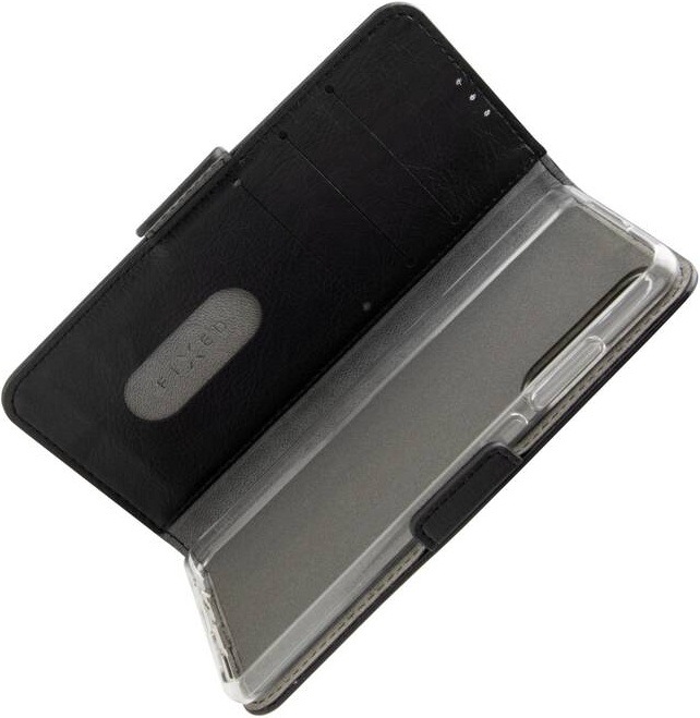 Pouzdro na mobil flipové FIXED Opus na Vivo V21 5G černé