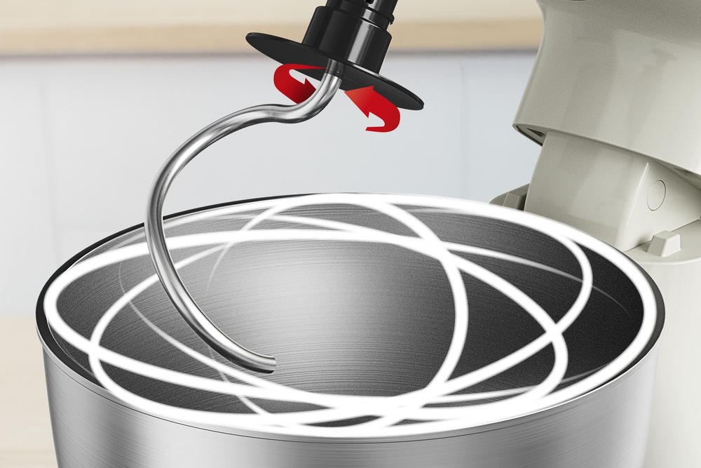 Kuchyňský robot Tefal QB140AF0 Bake Easy bílý Tefal QB140AF0 Bake Easy