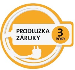 Zvlhčovač vzduchu ETA Noble Smart 5629 90000 šedý Žluté kulaté logo prodlužky záruky ETA na 3 roky