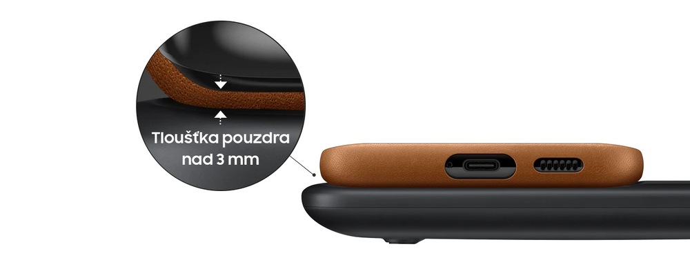 Bezdrátová nabíječka Samsung Duo Pad, 9W, bez kabelu černá Bezdrátová nabíječka Samsung Duo Pad, 9W, bez kabelu černá