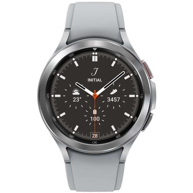 Chytré hodinky Samsung Galaxy Watch4 Classic 46mm LTE stříbrné