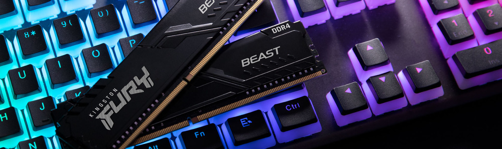 Operační paměť Kingston FURY Beast Black 32GB DDR4 3600MHz CL18