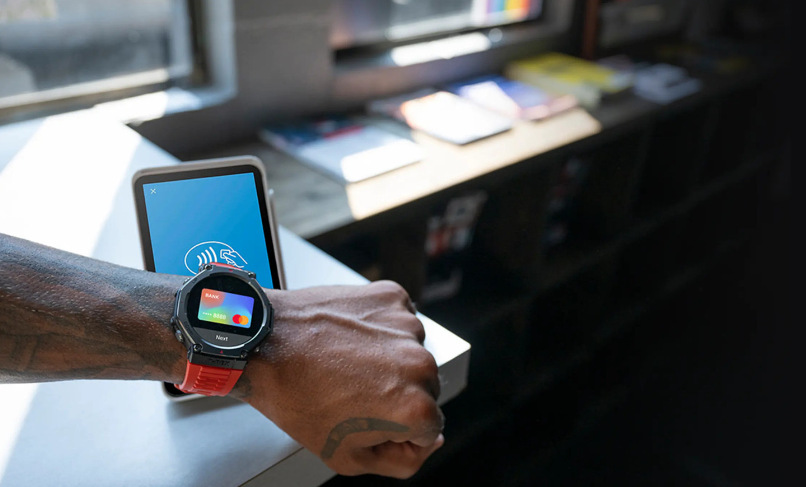 Chytré hodinky Amazfit T-Rex 3 červené