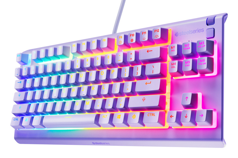 Klávesnice SteelSeries Apex 3 TKL US fialová Klávesnice SteelSeries Apex 3 TKL US fialová