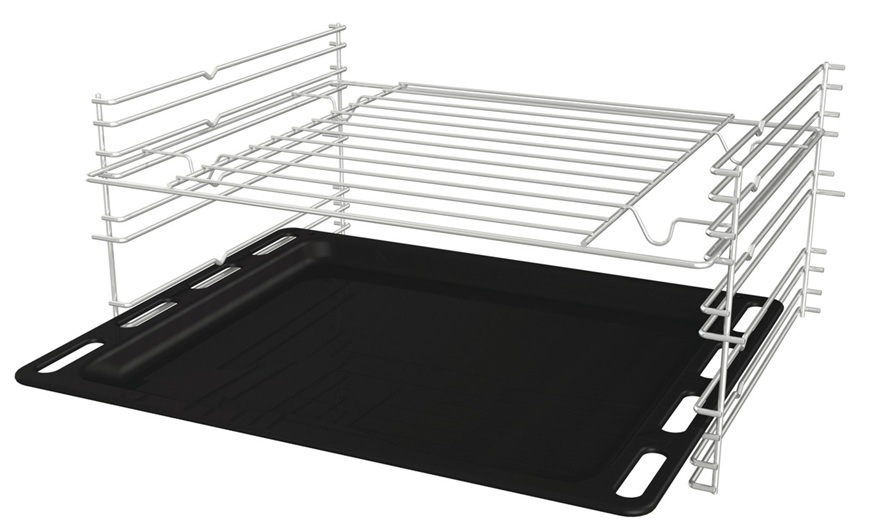 Dodávané příslušenství k vestavné troubě Mora VT 221 GX.