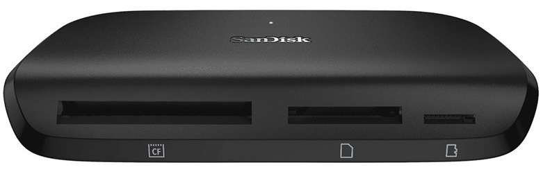 Čtečka paměťových karet SANDISK ImageMate Pro USB 3.0, SD, CF, Micro SD černá