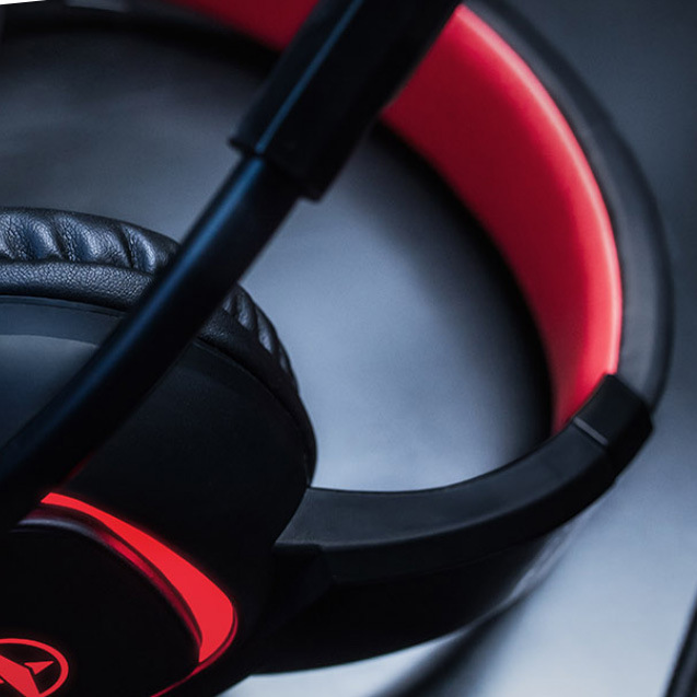 Headset Niceboy ORYX X300 černý/červený Headset Niceboy ORYX X300 černý/červený