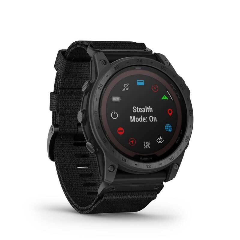Chytré hodinky Garmin tactix 7 PRO Solar Sapphire - Titanium / Black Nylon Tactical Band