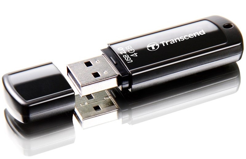 USB Flash Transcend JetFlash 350 4 GB USB 2.0 černý