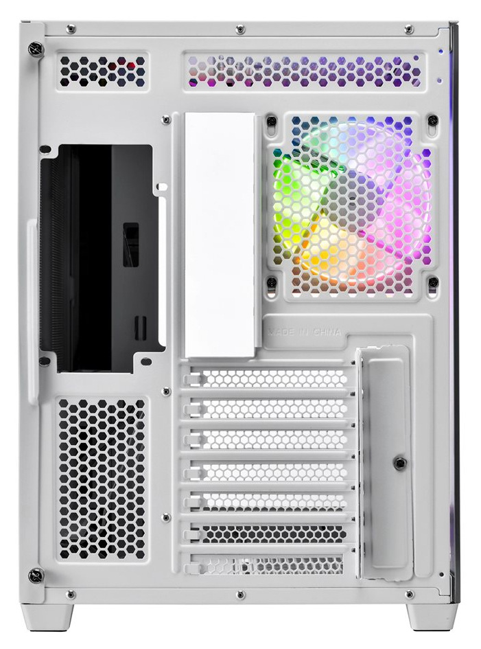 PC skříň Fortron M580-BA v detailu ze zadní strany