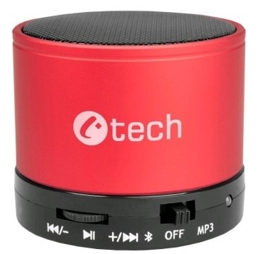 Přenosný reproduktor C-Tech SPK-04R červený