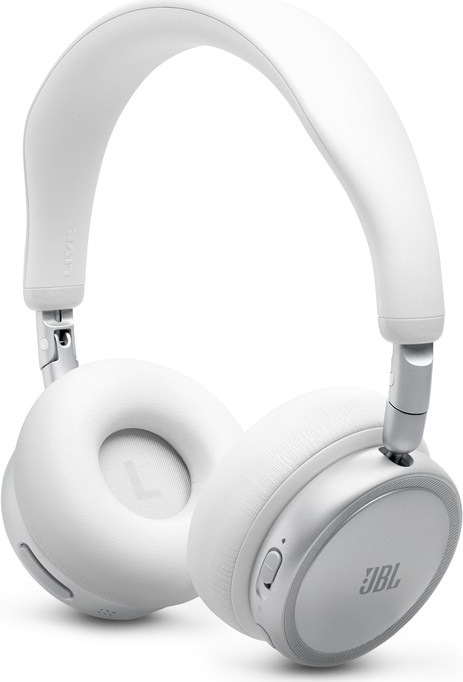 Oblouková sluchátka JBL Live 680NC, bílá barva