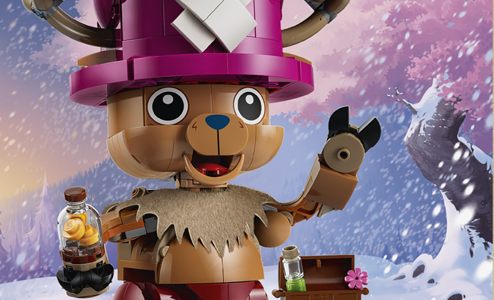 Stavebnice LEGO® ONE PIECE 75643 Tony Tony Chopper Interaktivní 3D návod v aplikaci LEGO Builder usnadní stavění a hotový model potěší fanoušky ONE PIECE od 9 let.