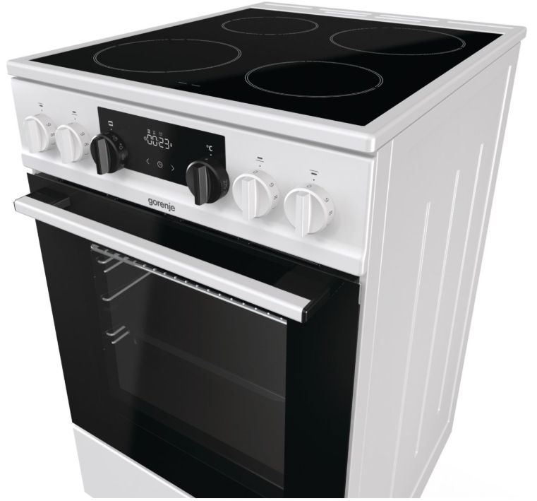 Sklokeramický sporák Gorenje Essential EC535G MultiAir bílá barva Sklokeramický sporák Gorenje Essential EC535G MultiAir bílá barva