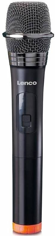 Mikrofon Lenco MCW-011BK bezdrátový černý