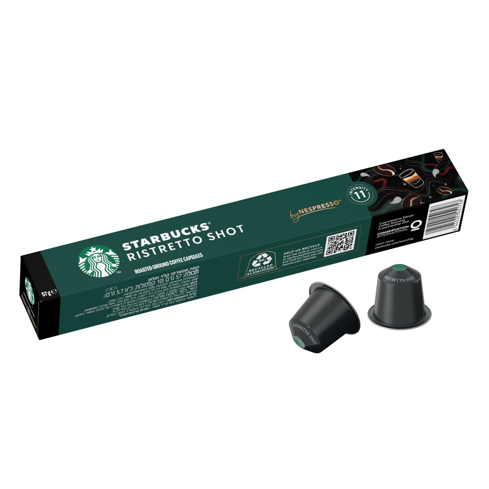 Kapsle pro espressa Starbucks Ristretto shot by NESPRESSO® (10 ks)
