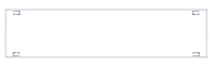 Rámeček EMOS pro LED panel 30 × 120 cm, bezšroubový bílý