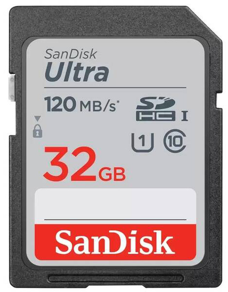 Paměťová karta SANDISK SDHC Ultra 32 GB UHS-I U1 (120R)