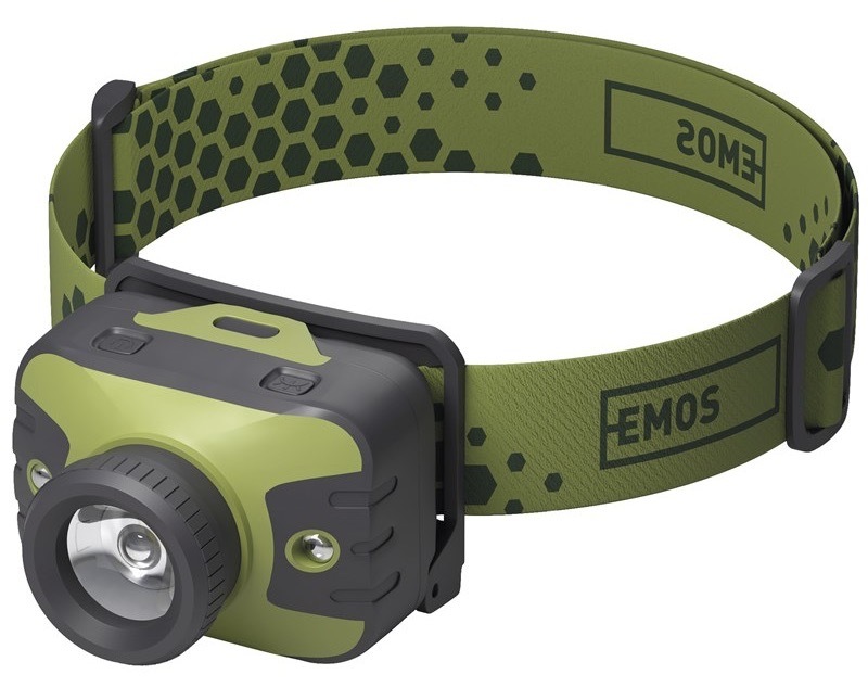 Čelovka EMOS P3539, CREE LED, 330 lm, 200 m, 3x AAA