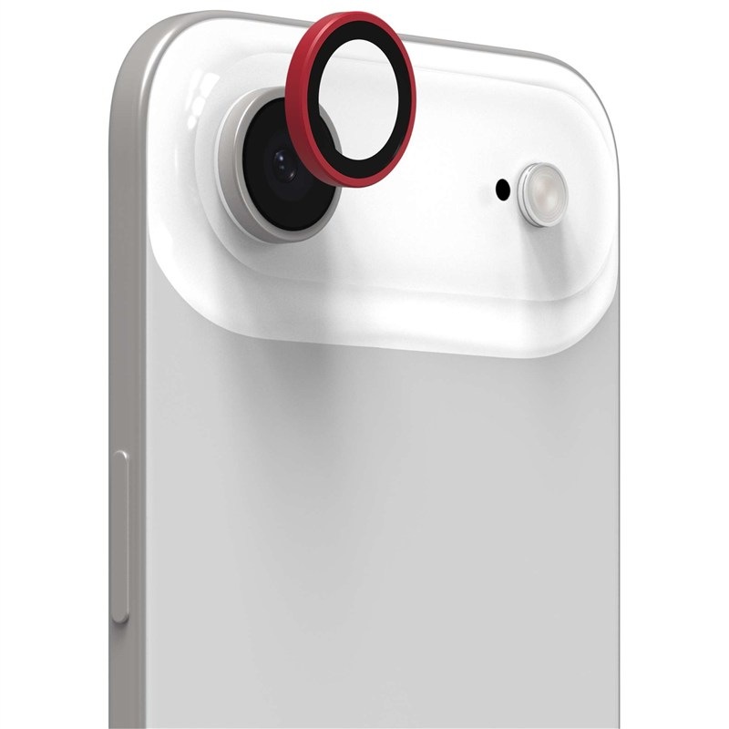 Tvrzené sklo ZAGG InvisibleShield Premium GL (CameraRing) na Apple iPhone Air - červené