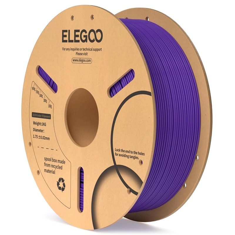 Filament Elegoo s průměrem 1,75 mm, fialová barva
