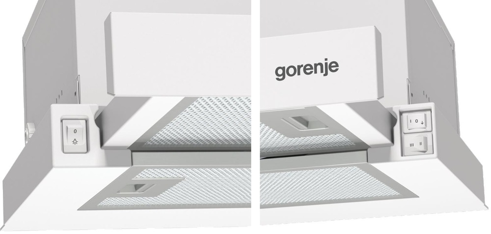 Odsavač par Gorenje Essential TH60E3W bílý Odsavač par Gorenje Essential TH60E3W bílý