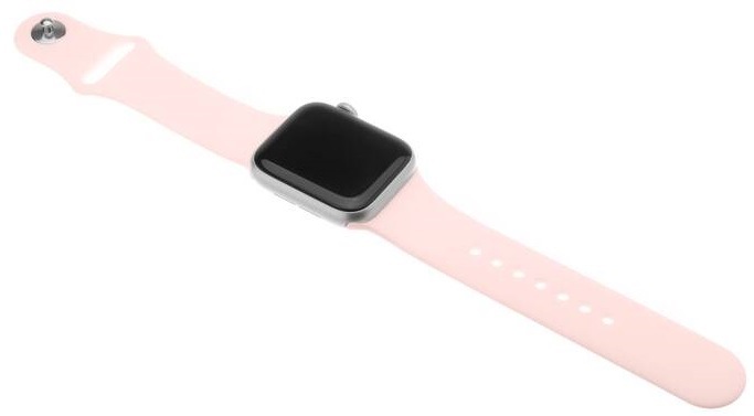 Řemínek FIXED Silicone Strap na Apple Watch 42/44/45/49 mm růžový Řemínek FIXED Silicone Strap na Apple Watch 42/44/45/49 mm růžový