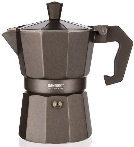 Moka konvice BANQUET CAMPI Dark Brown