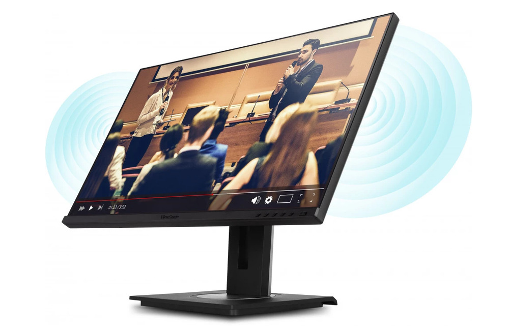 Monitor ViewSonic VG2448A-2 černý/stříbrný Monitor ViewSonic VG2448A-2 černý/stříbrný