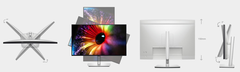 Monitor Dell UltraSharp U2724DE stříbrný Monitor Dell UltraSharp U2724DE stříbrný