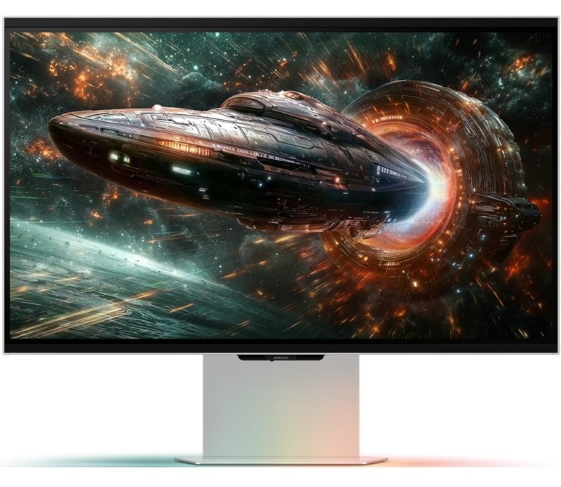 Herní monitor Samsung Odyssey 3D stříbrný