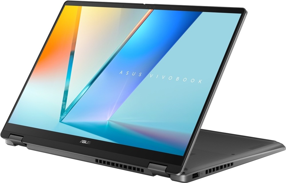 Asus Vivobook 14 Flip v režimu stojánku pro pohodlné sledování obsahu a prezentací
