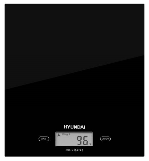 Kuchyňská váha Hyundai KVE893B černá