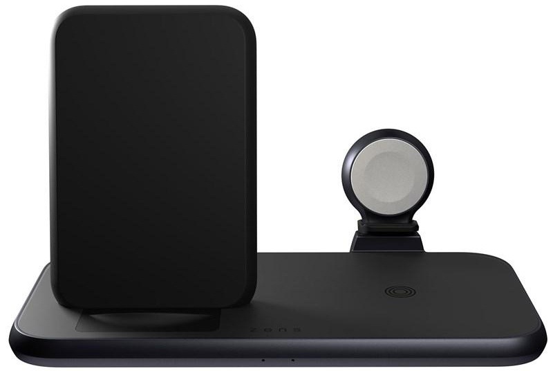 Bezdrátová nabíječka ZENS 4v1 Stand Wireless Charger, 45W USB PD černá