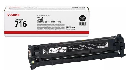 Toner Canon CRG-716Bk, 2200 stran černý