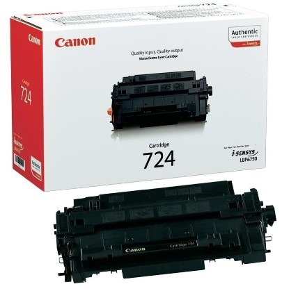 Toner Canon CRG-724, 6000 stran černý