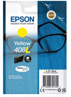 Inkoustová náplň Epson 408L DURABrite Ultra, 1700 stran žlutá